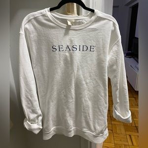 White Seaside sweatshirt